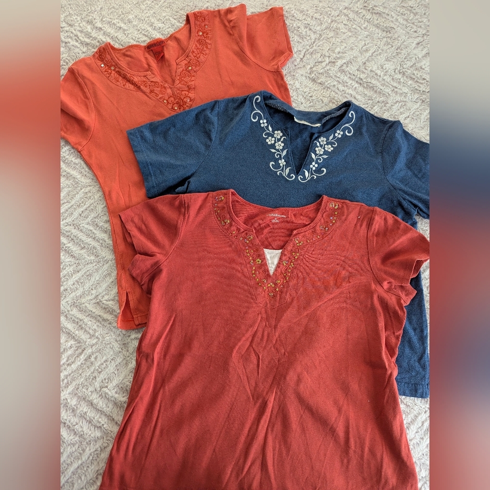 Bundle (3) Embroidered Shirts